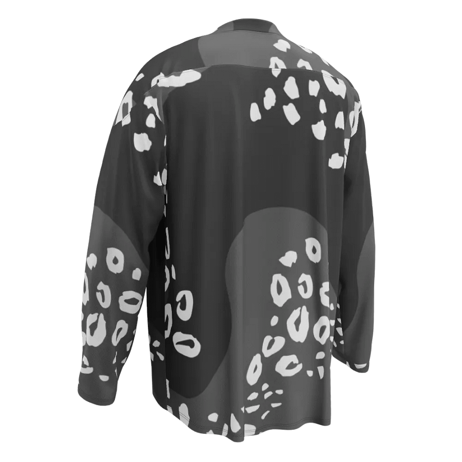 Dynamic Grey Leopard Hockey Fan Jersey product image (8)