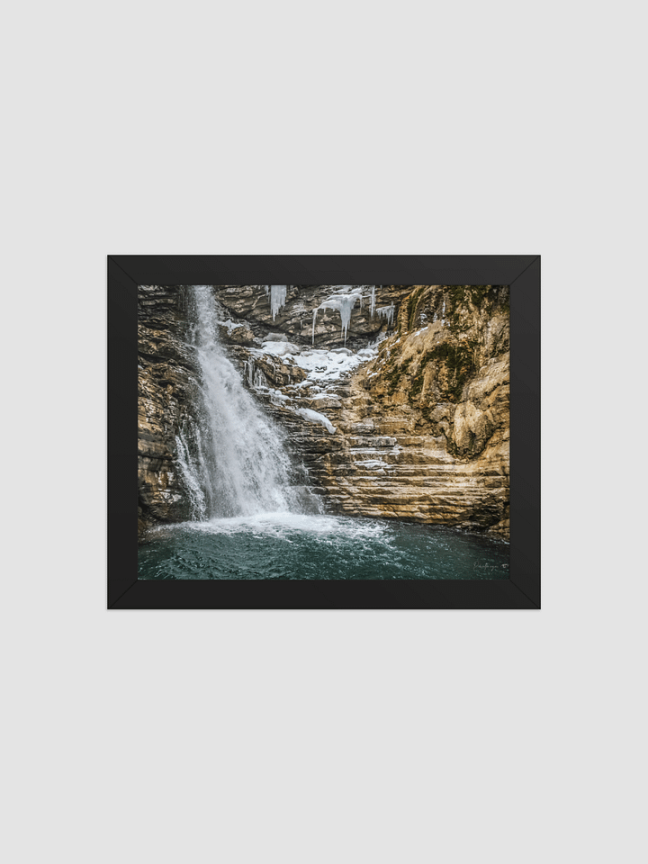Print Fine Art - Cascade de la Lance, Frozen Beauty, Colmars, Alpes-de-Haute-Provence product image (1)
