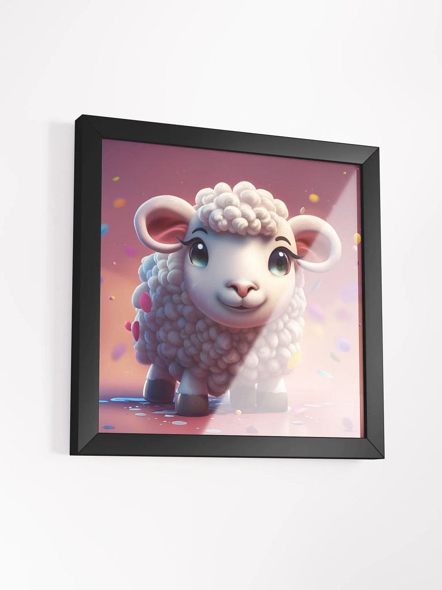 Framed Cute Sheep Poster product image (3)