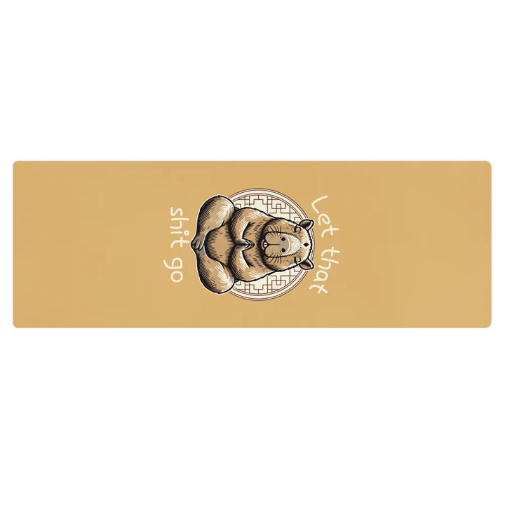 Let That Shit Go Yoga Mat product image (1)