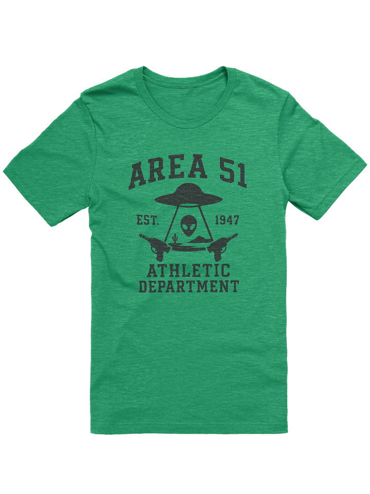 Area 51 T-Shirt – Alien UFO Roswell Tee | X-Files Athletic Department Parody product image (1)