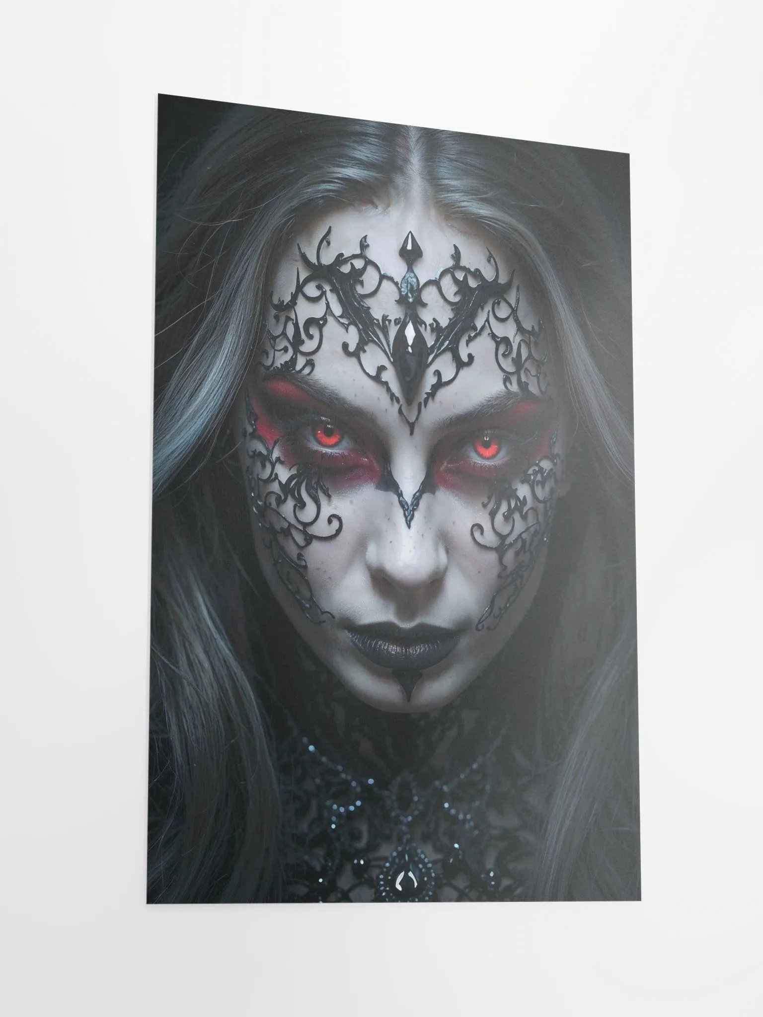 Gothic Filigree Red Eyes Poster product image (4)