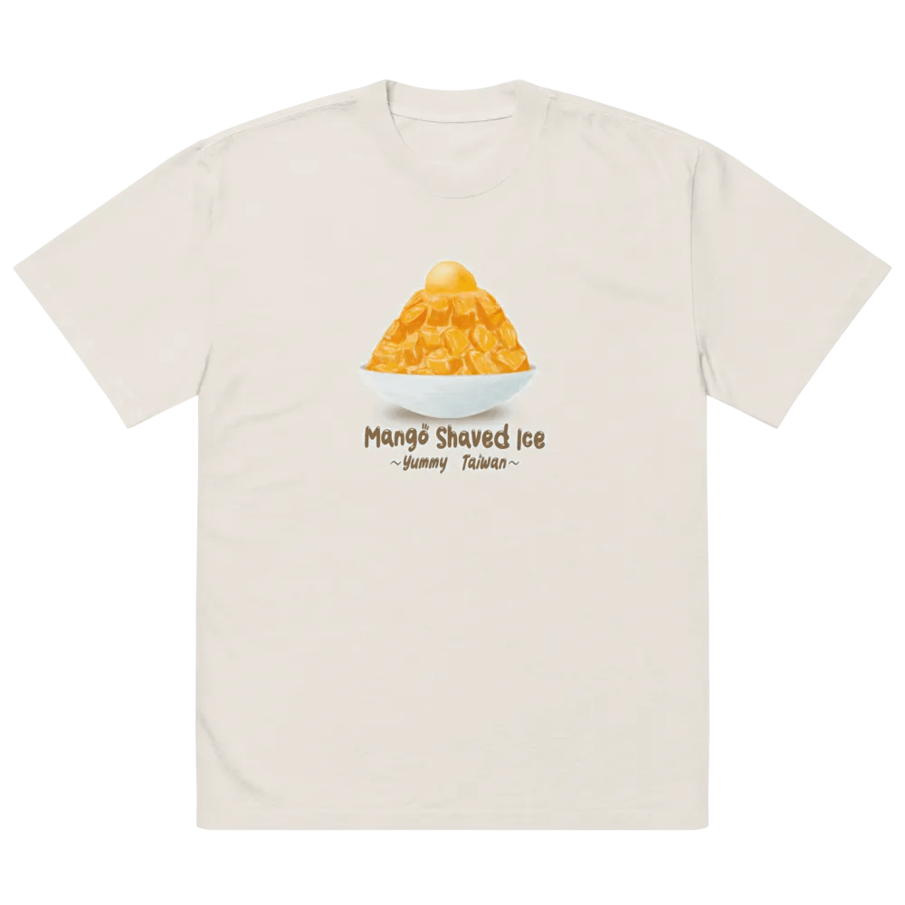 Summer dessert_Taiwan mango shaved ice Oversized T-Shirt product image (8)