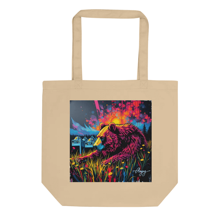 Psychedelic Bear Eco Tote product image (1)