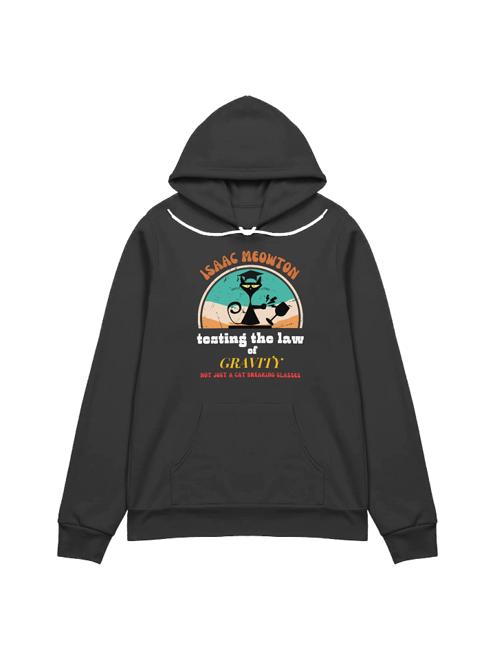 Isaac Meowton Cat Lover Hoodie product image (1)