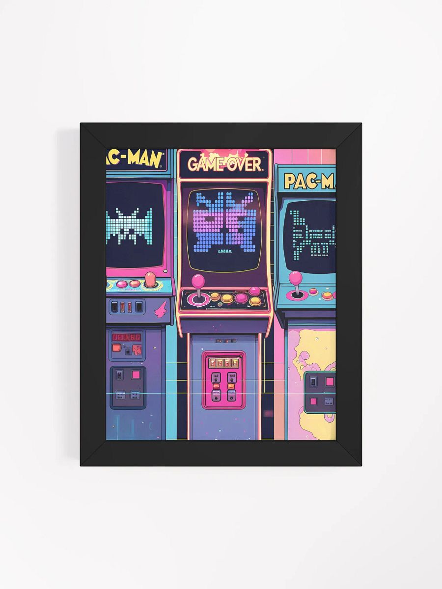 Retro Arcade Trio Framed Poster product image (4)