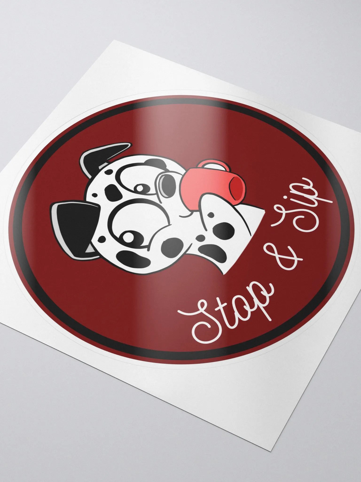 Stop and Sip Sticker product image (3)