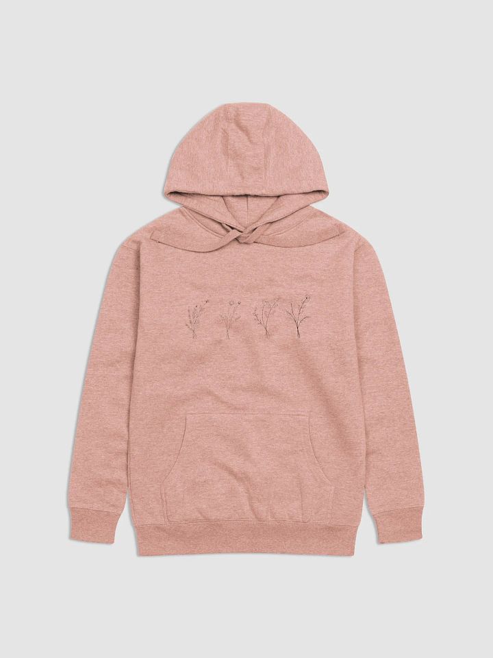 line of flowers womens hooded sweatshirt product image (1)