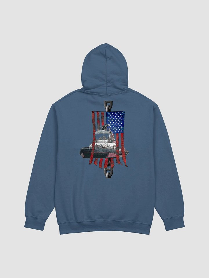 Chain - Athena Tug & American Flag – Classic Marine Workwear | Twin Anchor Apparel Deckhand Heritage Line product image (1)