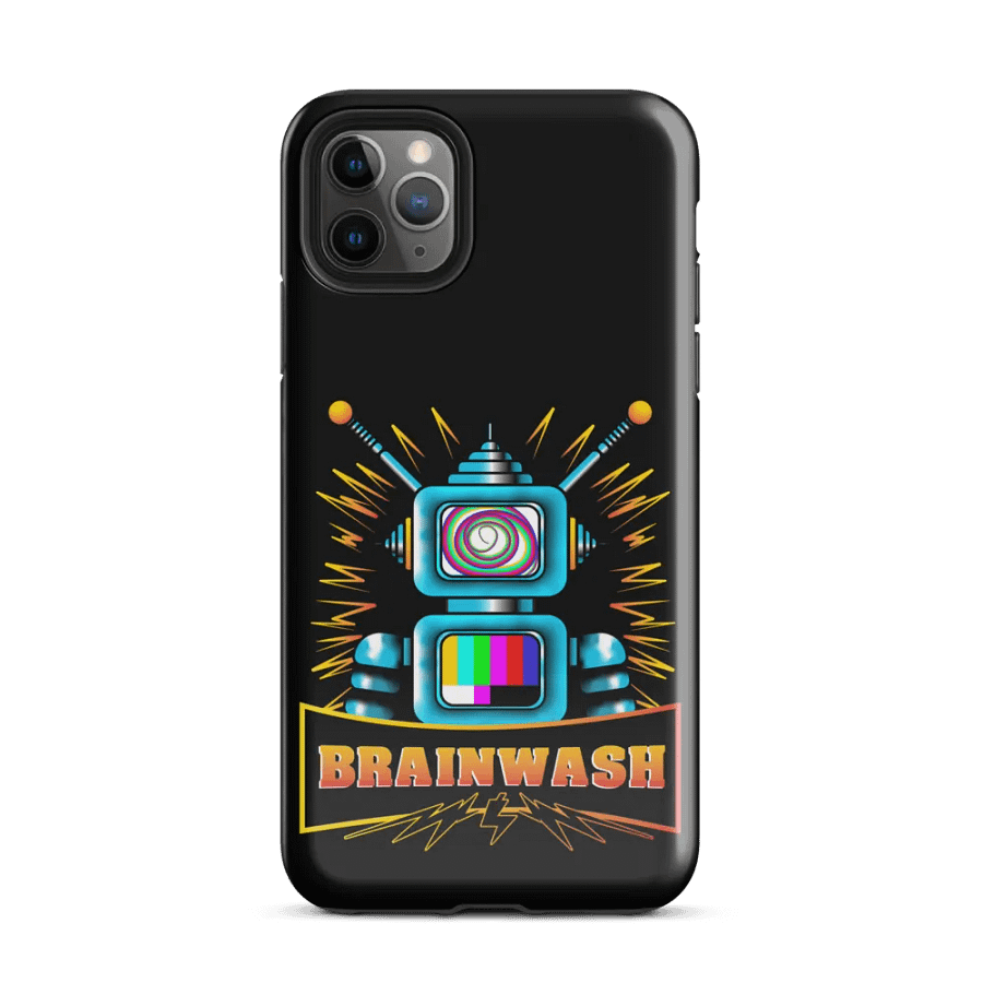 Retro Robot Brainwash Tough iPhone® Case product image (26)