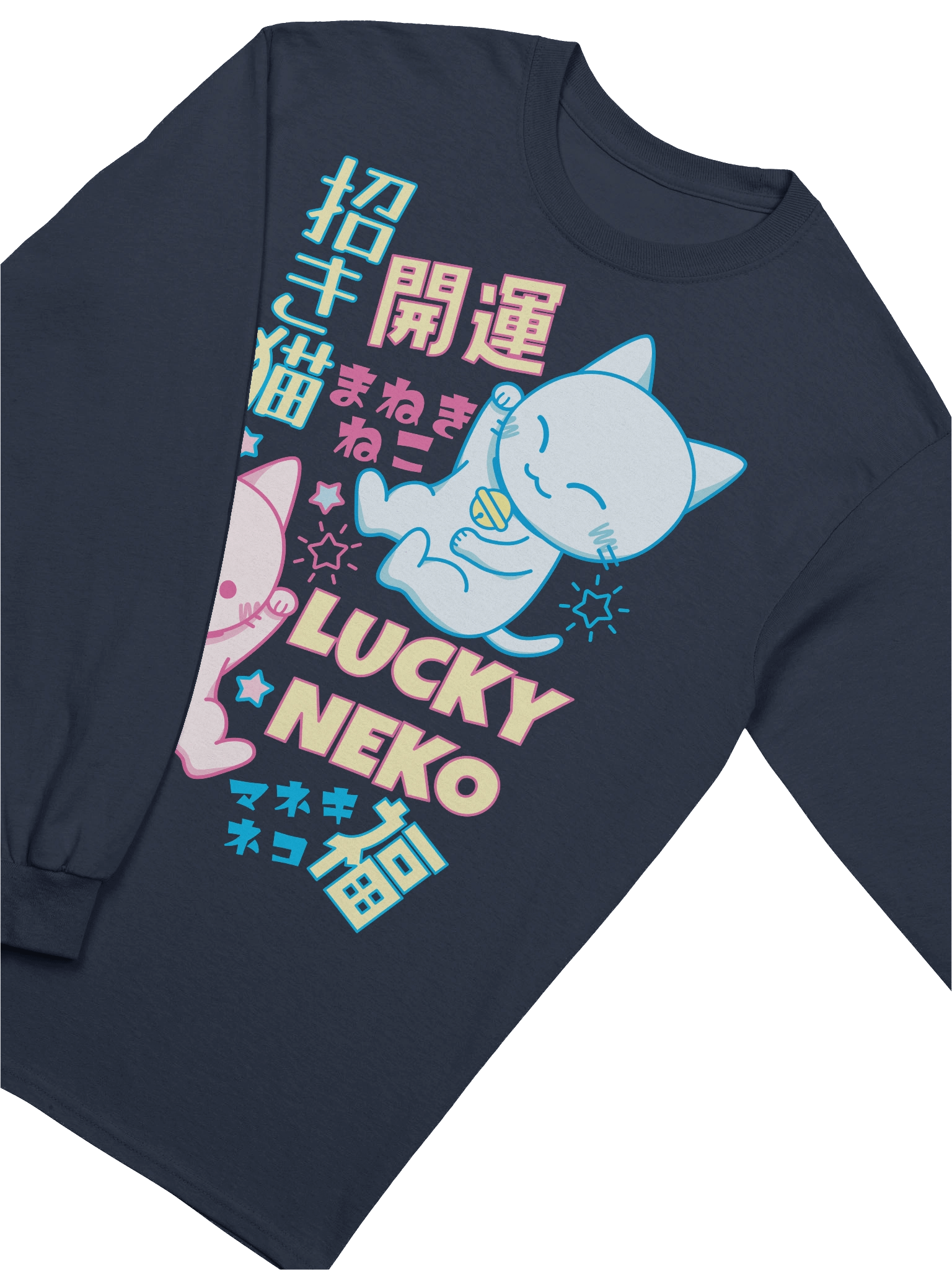 Lucky Charm Kitties - Unisex Adult Long Sleeve T-shirt product image (7)