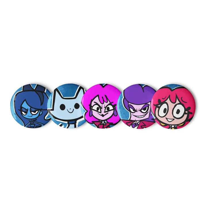 Shiver and Frostbite Pin Buttons Set product image (2)