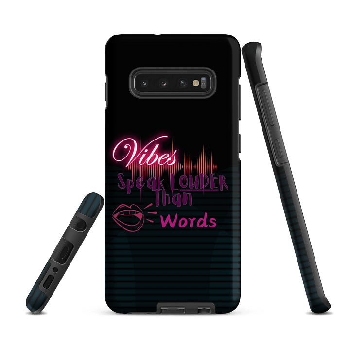Vibes Speak Louder Than Words Samsung® Tough Case product image (3)