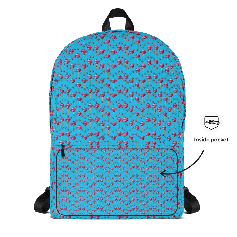 pink lollipp All-Over Backpack or fun youngsters girls and teens product image (10)