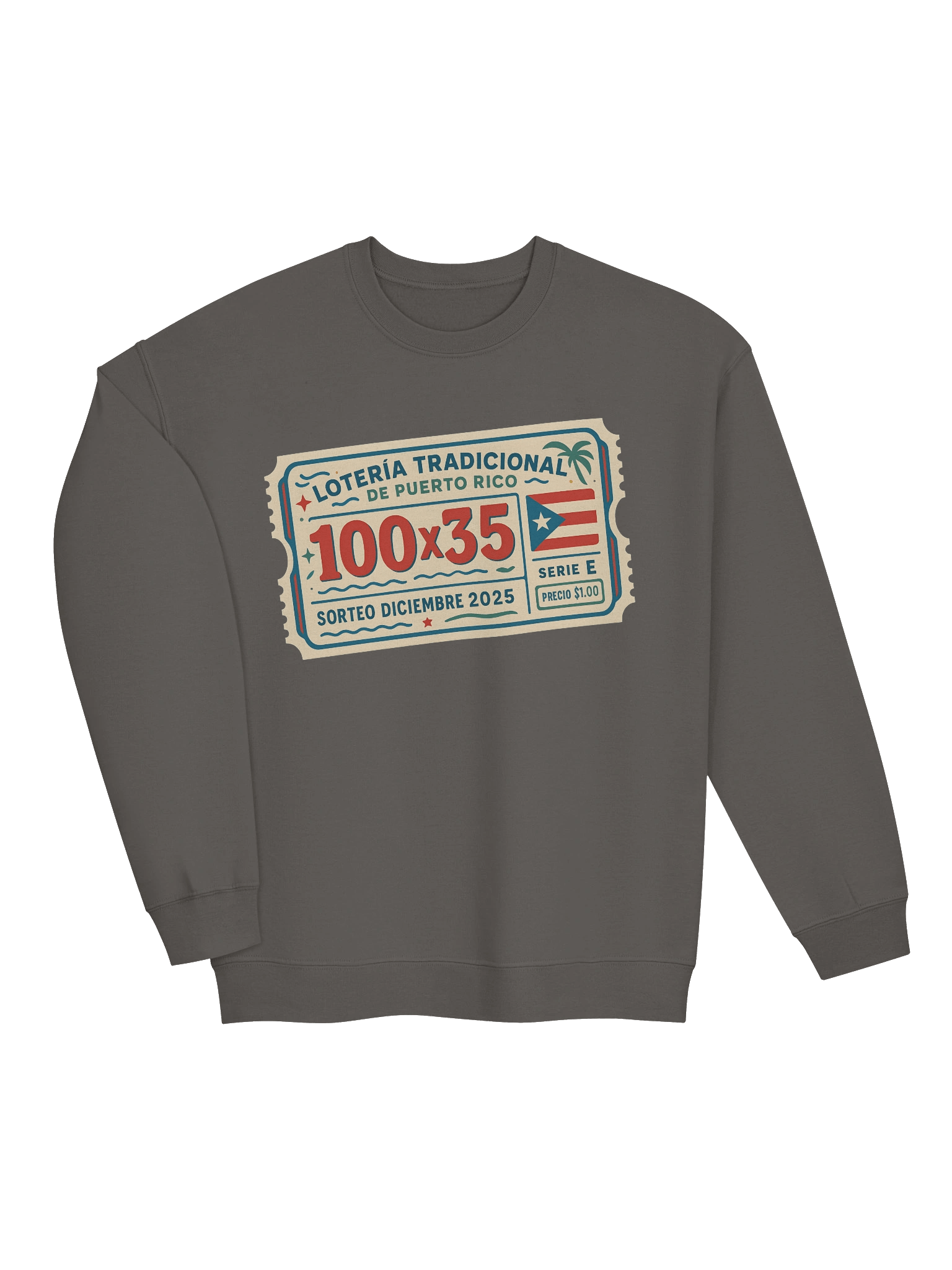 100x35 Boleto de Lotería Sweatshirt product image (5)