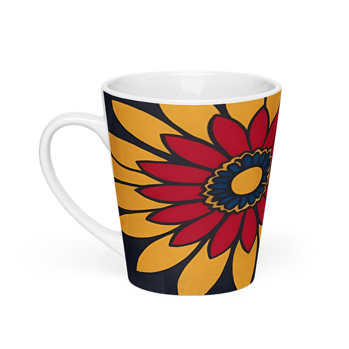 Bold Blossom Latte Mug product image (1)