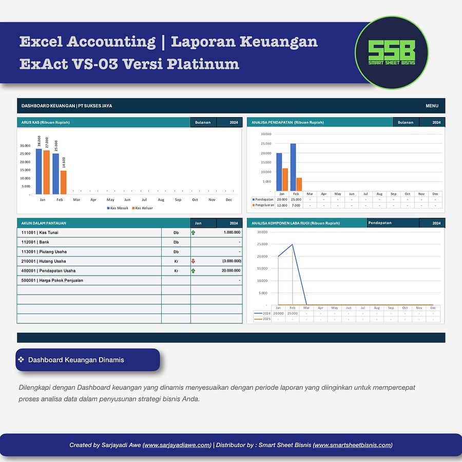 ExAct VS-03.2 PLATINUM | Excel Accounting product image (2)