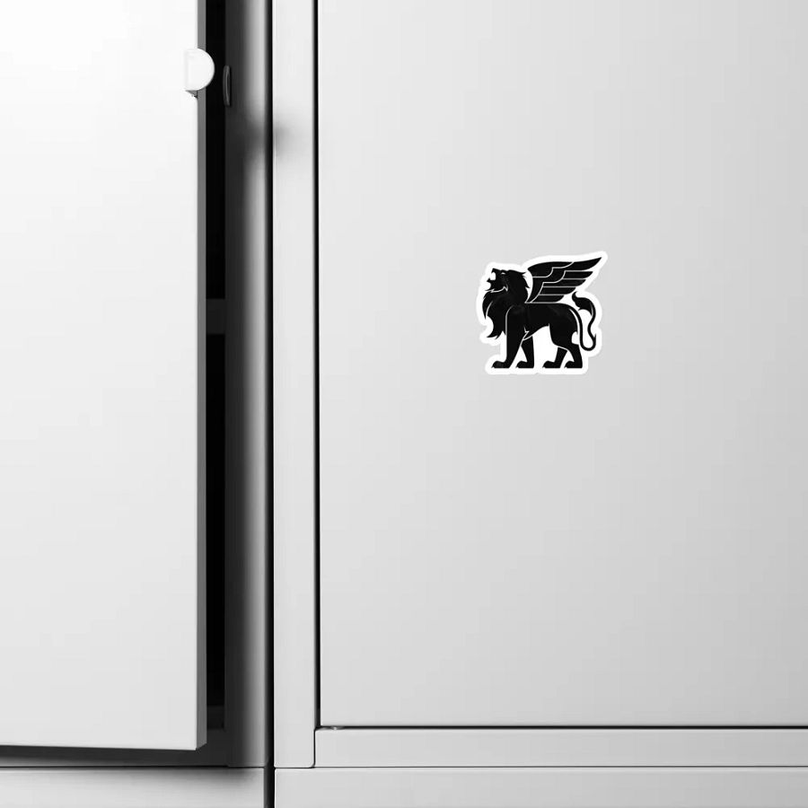 Verardi Famiglia Emblem (Black) ✦ Die-Cut Magnets product image (10)