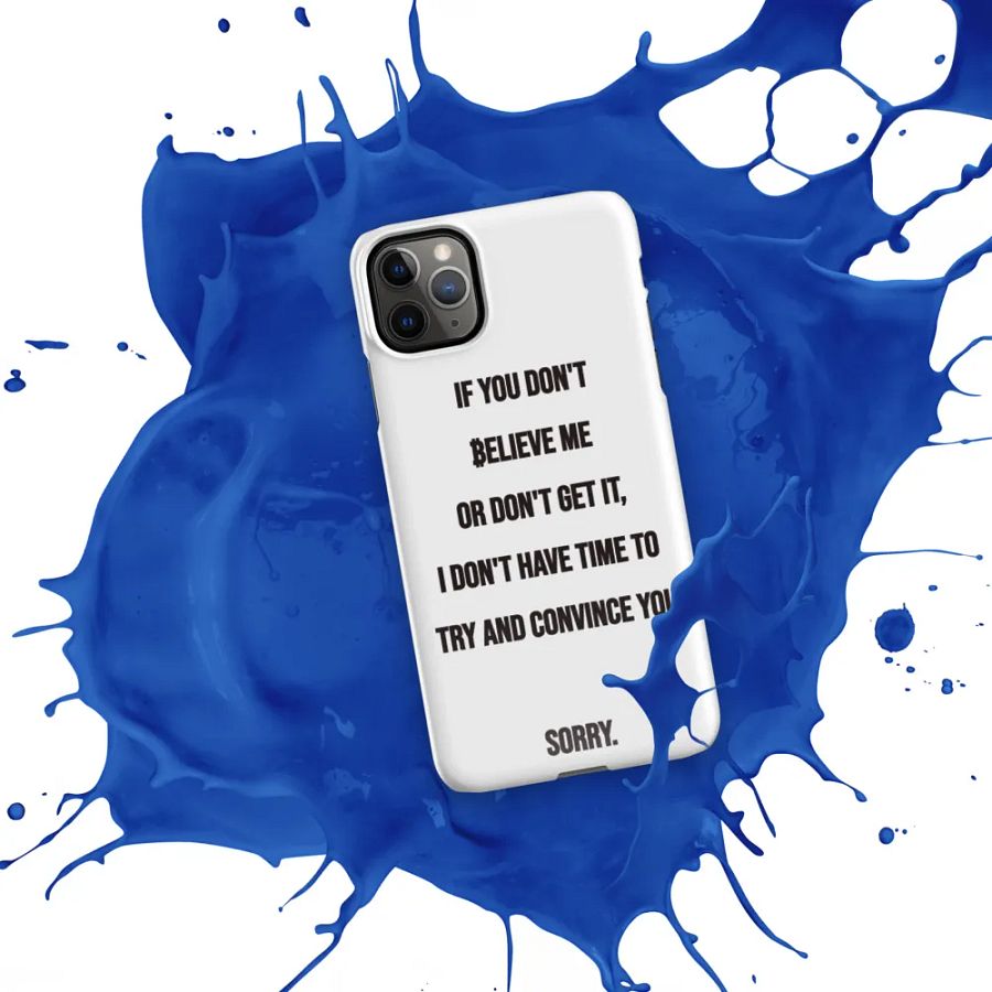 SATOSHI Quote - iPhone Snap Case product image (54)
