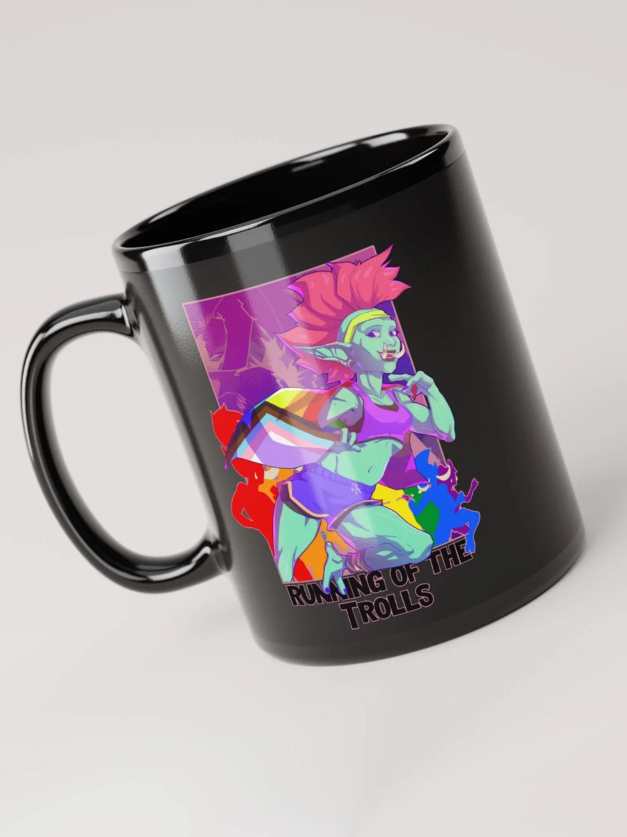 Troll Racer Black Mug - by Eggu product image (5)