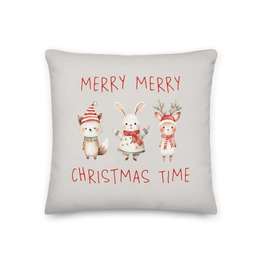 Festive Winter Friends Premium Pillow product image (2)