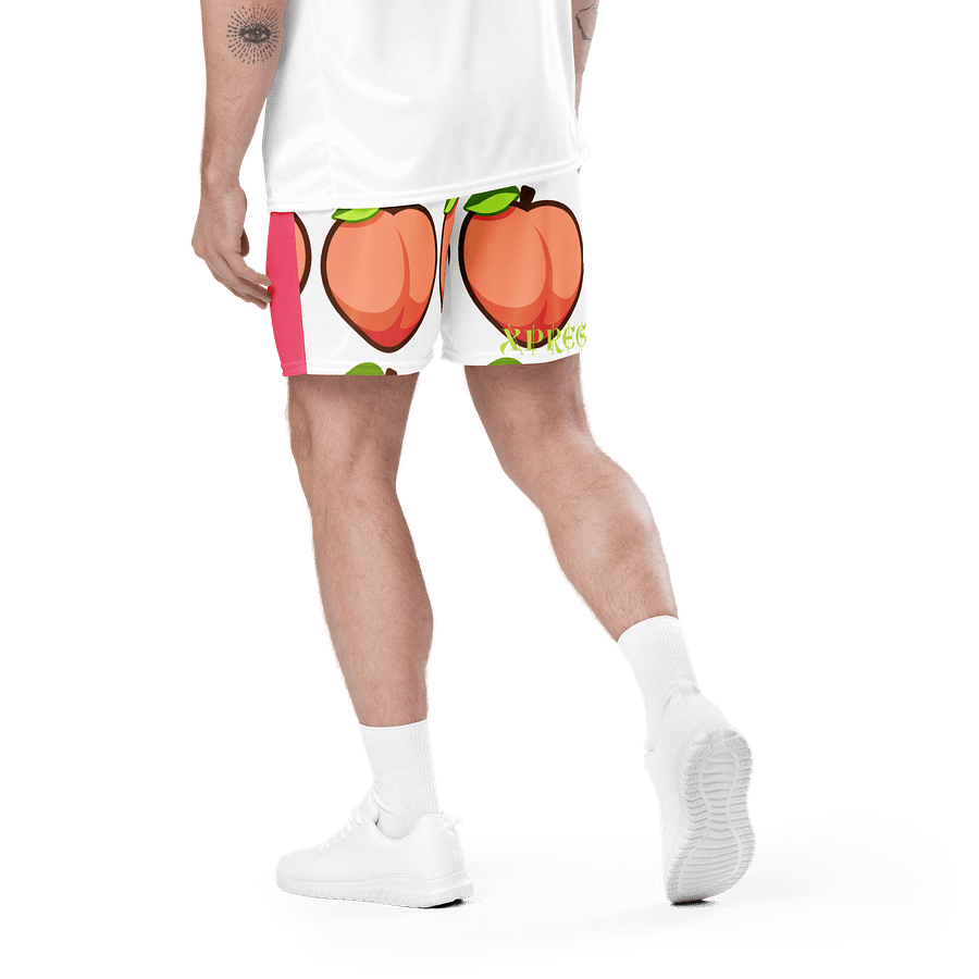 Y2K 2 MUCH PEACH HERS SHORTS PINK (FRONT & BACK DESIGN) product image (6)