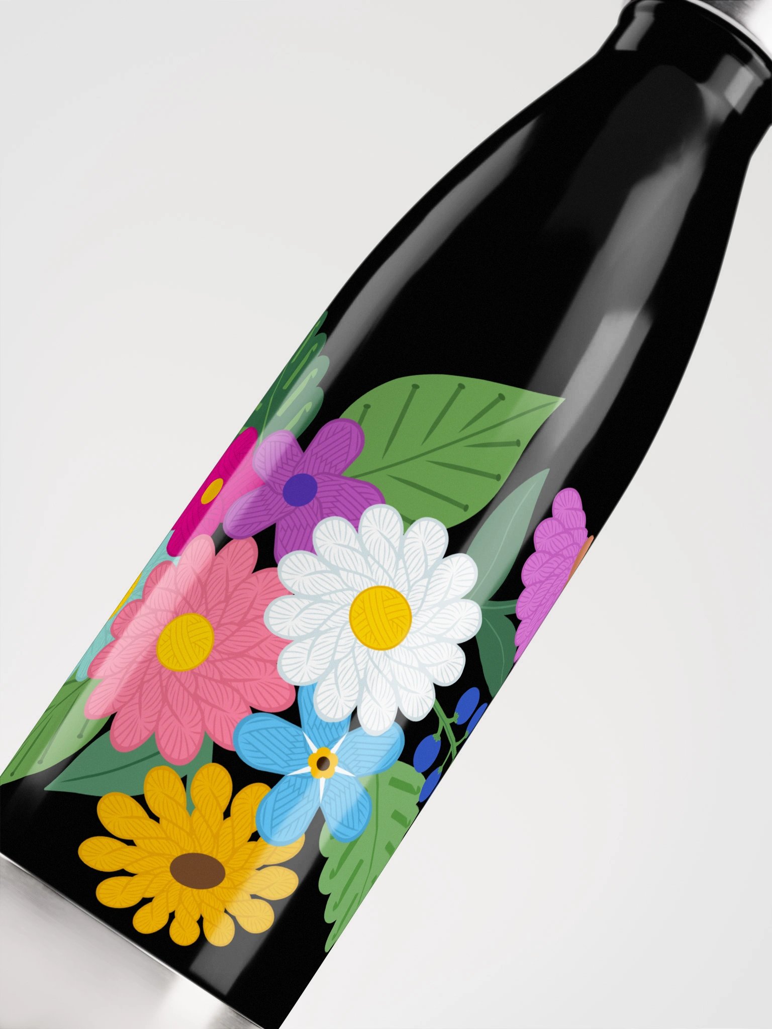 Floral Yarn Water Bottle product image (5)