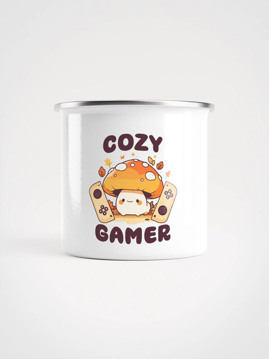 Cozy Gamer Enamel Mug product image (1)
