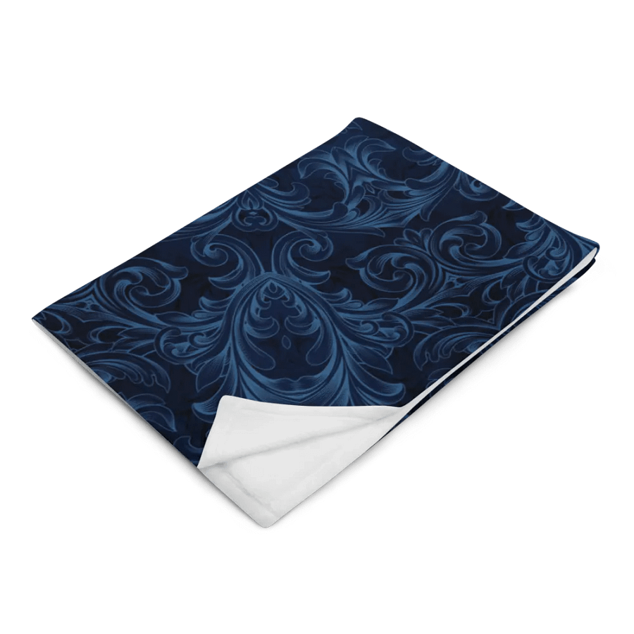 Blue Kaleidoscope Throw Blanket product image (14)