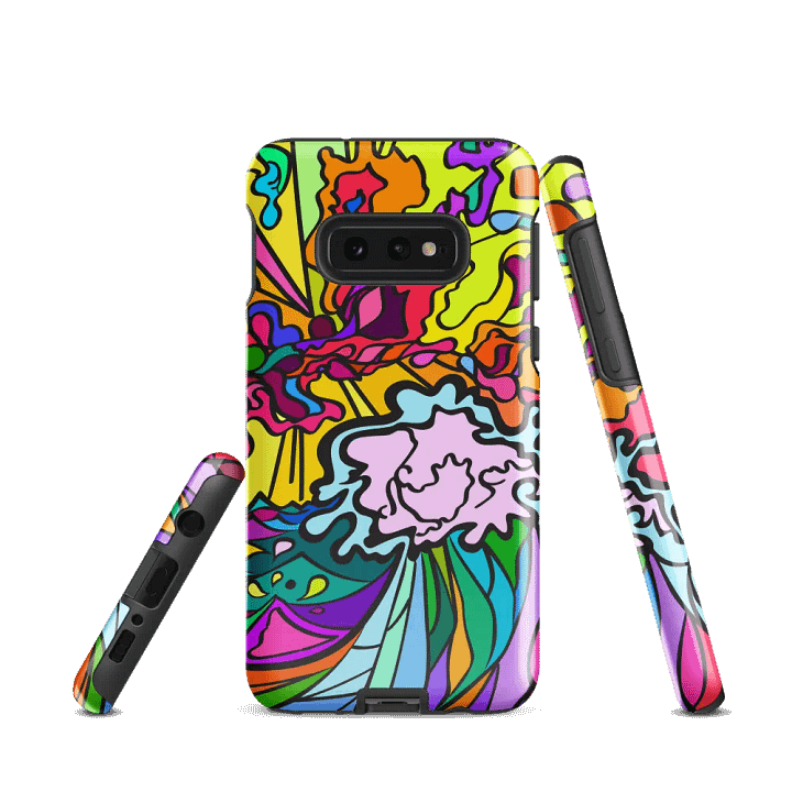 Vibrant Swirls Samsung® Tough Case – Wave at Sunset product image (1)