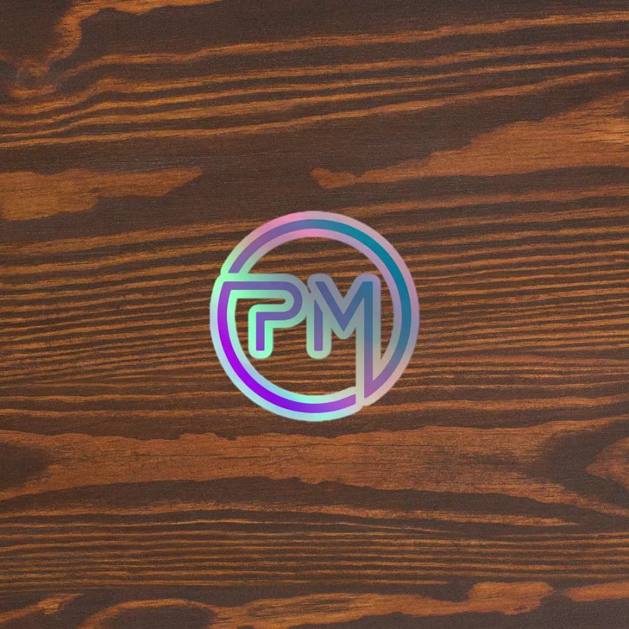 PM Gradient Holographic Sticker Set product image (3)