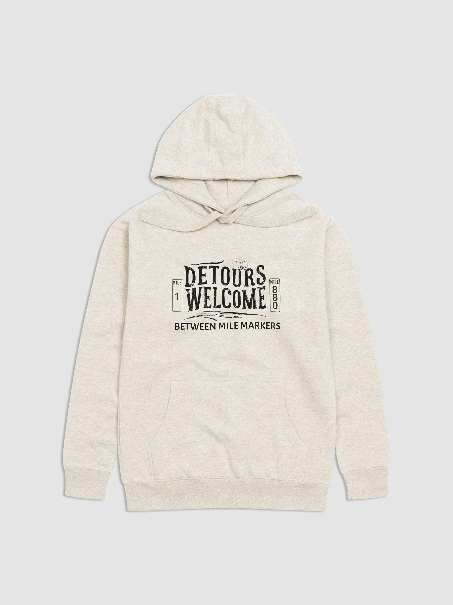 Detours Welcome Hoodie in Black product image (4)