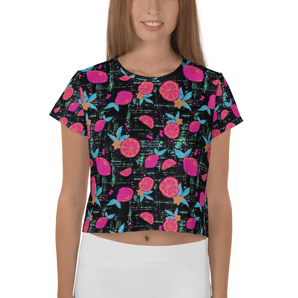 Hot Pink Lemonade Cropped Tshirt product image (1)