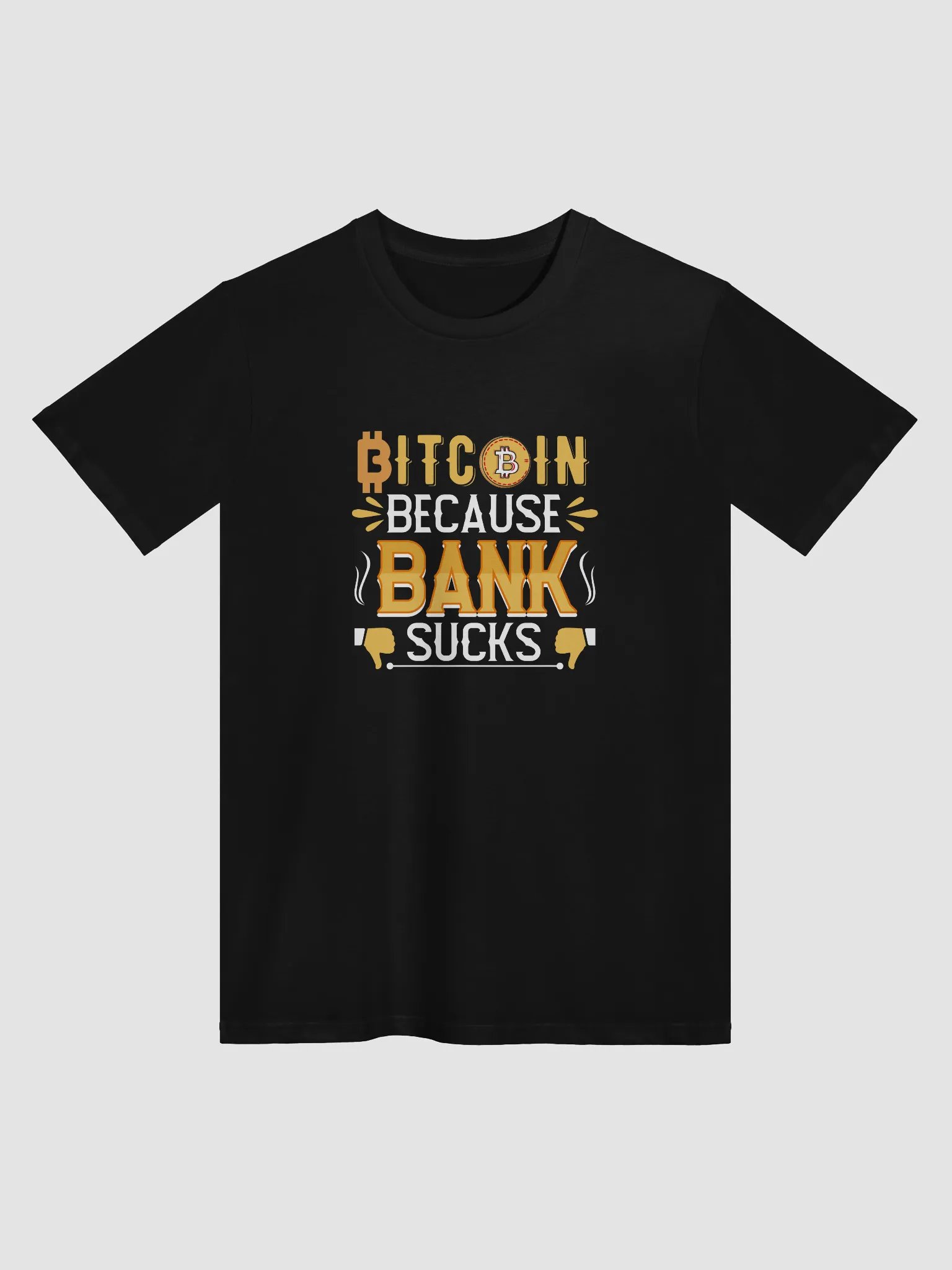 Bitcoin vs Banks Unisex Tee product image (5)