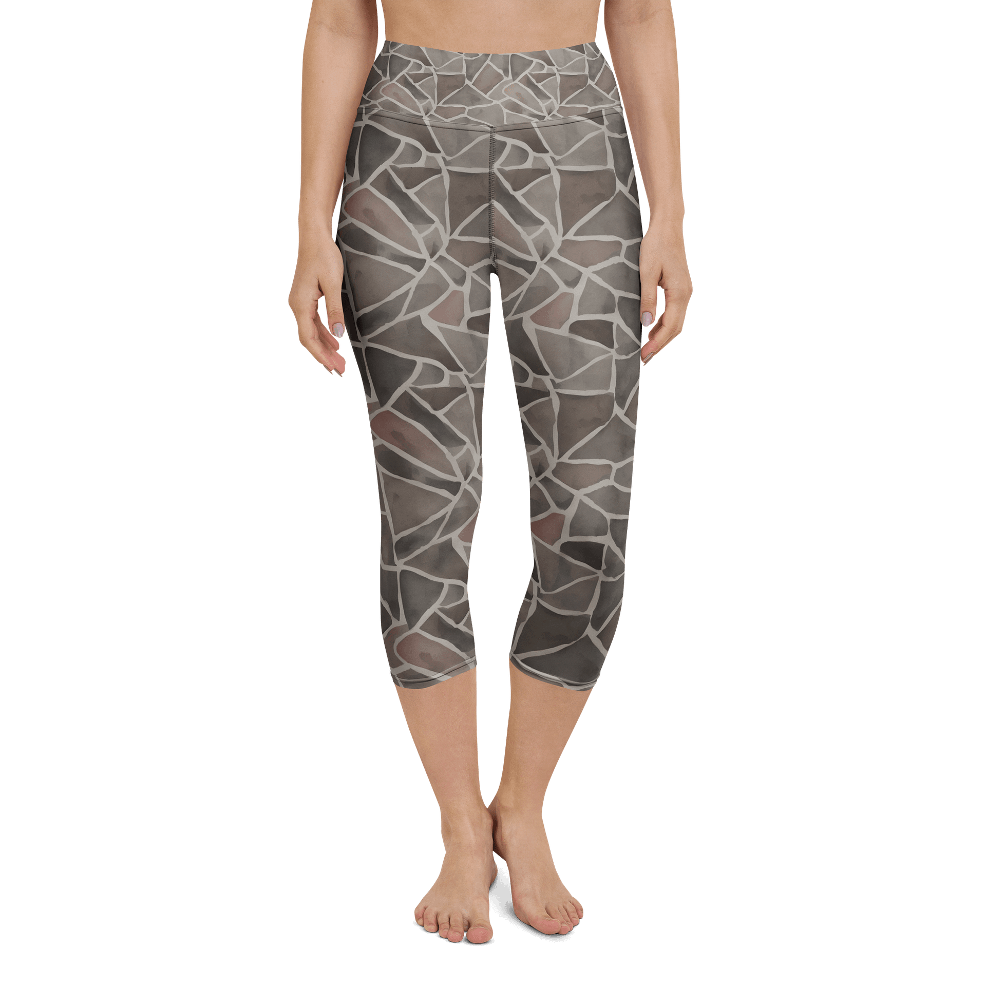Rock Pattern Capri Leggings product image (4)
