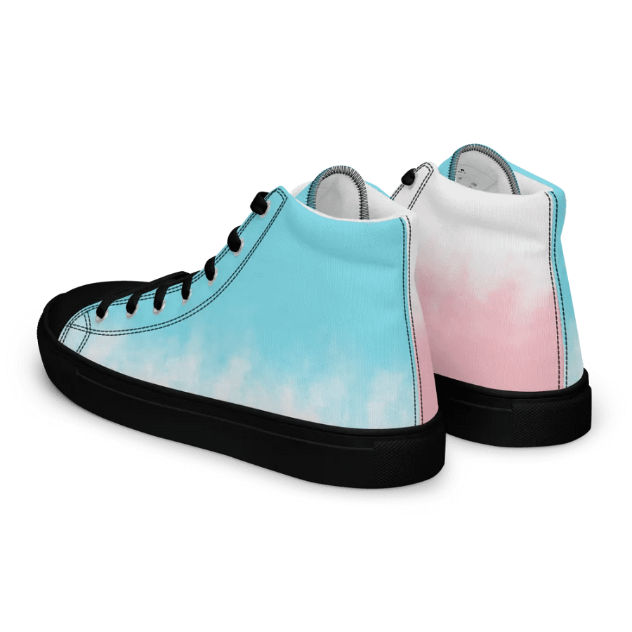Pastel Dreams High Top Canvas Shoes product image (6)