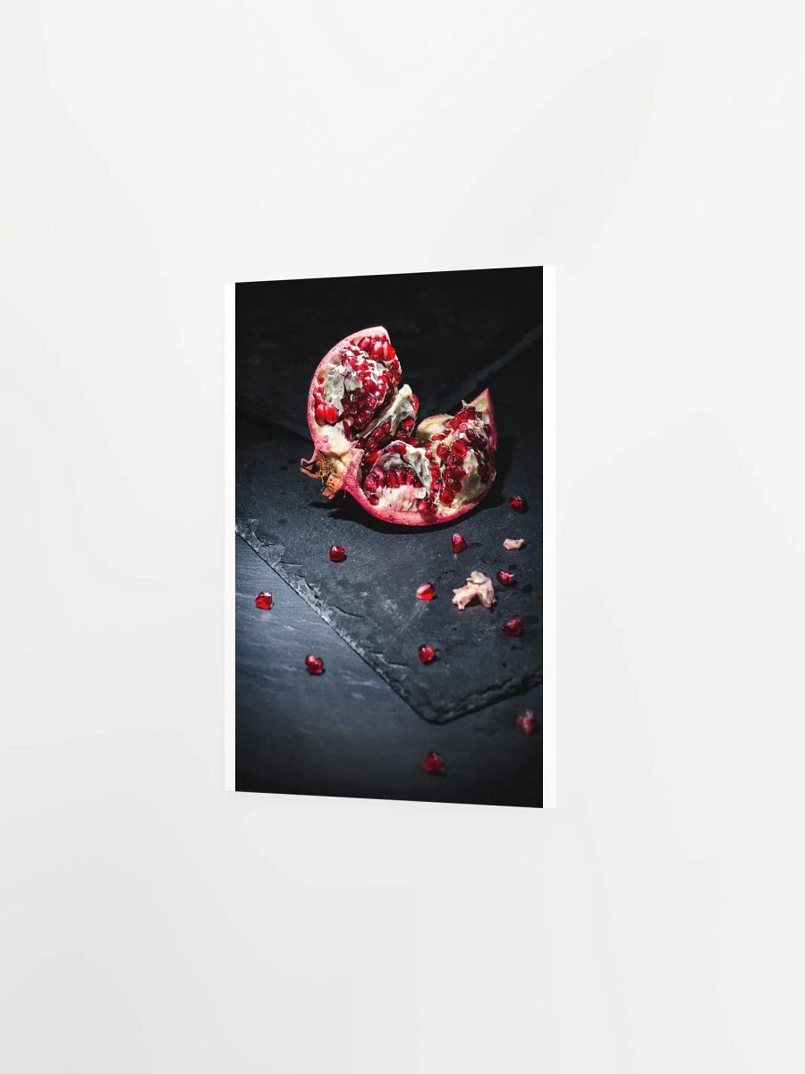 Pomegranate on Slate still-life 2 - Print product image (3)
