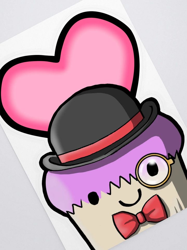 Dapper Muffin w. Heart Sticker product image (2)
