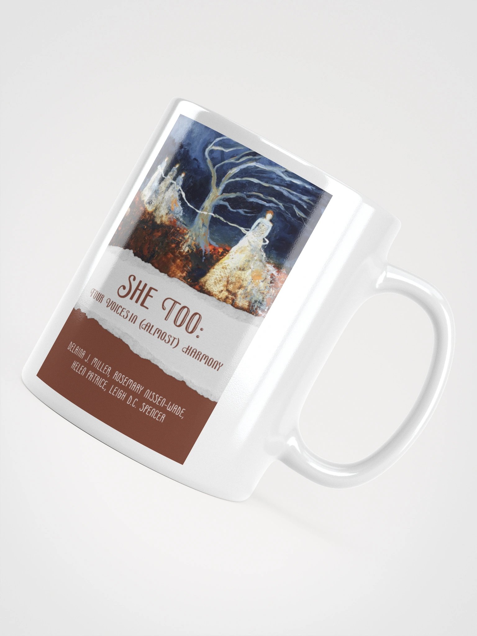 Paper Birds and She Too–poetry fan mug–11oz product image (5)