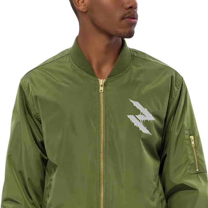 RAATO logo - BOMBER - MUSTA & OLIIVI product image (10)