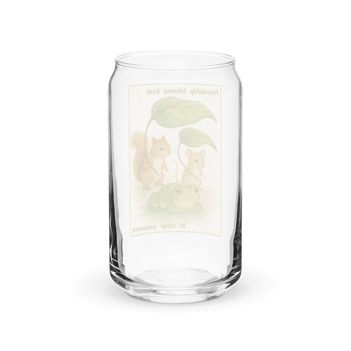 Rainy Day Friendship Can-Shaped Glass product image (6)