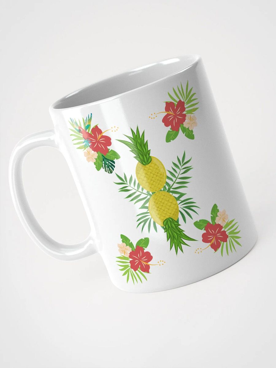 Pineapple Paradise Pattern Design White Mug product image (8)