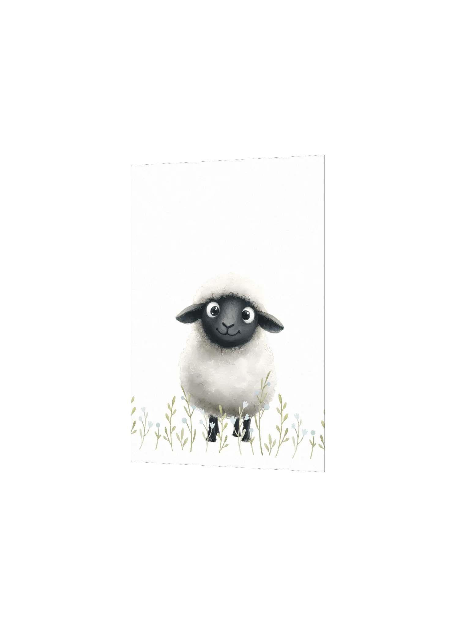 Cute Sheep Farm Nursery Print product image (3)