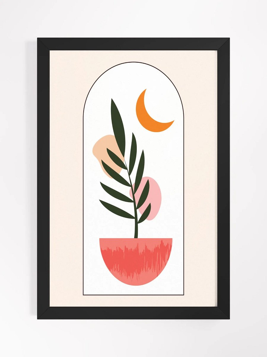 Vibrant Ayous Wood Framed Matte Poster product image (2)