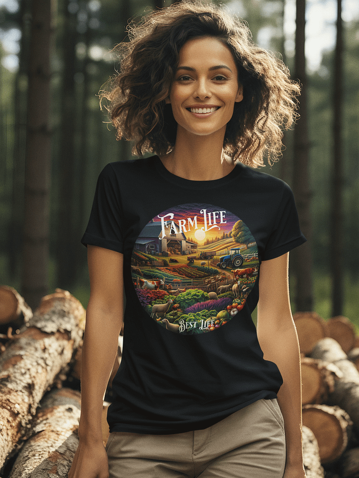 Farm Life, Best Life T-shirt | Heart of the Farm | Country Roots, Simple Joys | Peace in the Fields | Fulfillment in Every Harvest | Farm Life, Soul Satisfied product image (1)