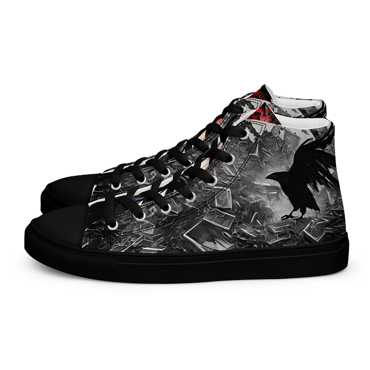 Raven Fiction Men's High Top Canvas Shoes product image (1)