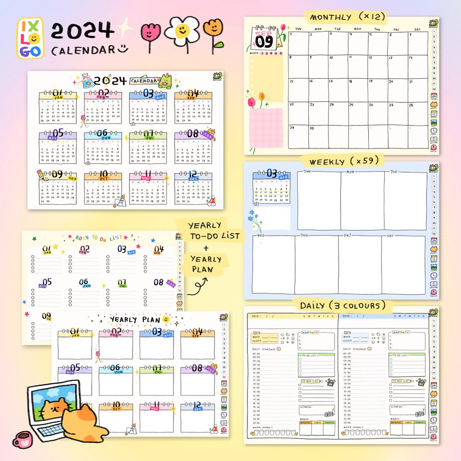 [NEW] IXLOGO | DIGITAL PLANNER 2024 product image (3)