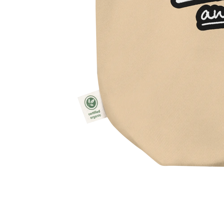 Bubbly and a B*tch (lined design) tote bag product image (2)