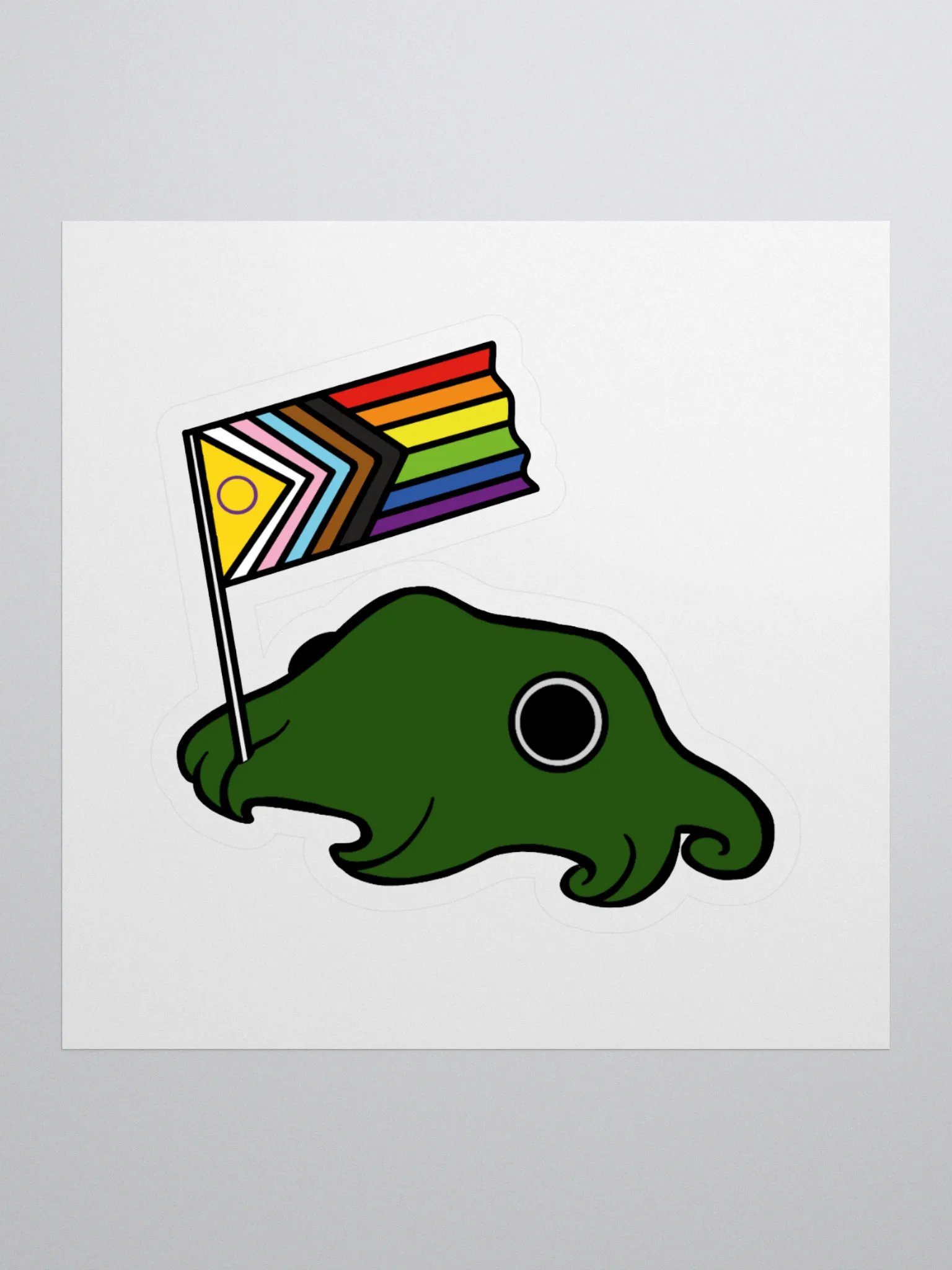 Inclusive Pride Flag Sticker product image (1)