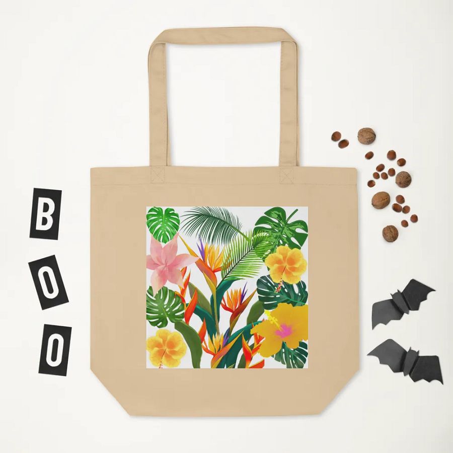 Tropical Blooms Eco Tote product image (11)
